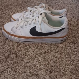 Nike White and Black Athletic Shoes